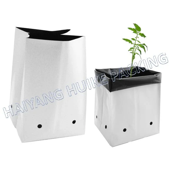 Plastic Nursery Plant Grow Bags Seedling Pots Garden Planting Seed Pouch