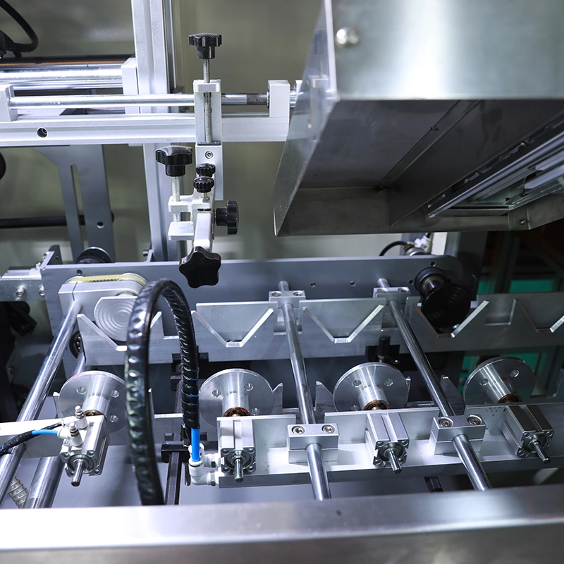 S102 Alta Qualidade com Sistema de Tratamento de Chama Automático e Secagem UV Máquina de Serigrafia de Frascos e Tampas Automática de 1-8 Cores