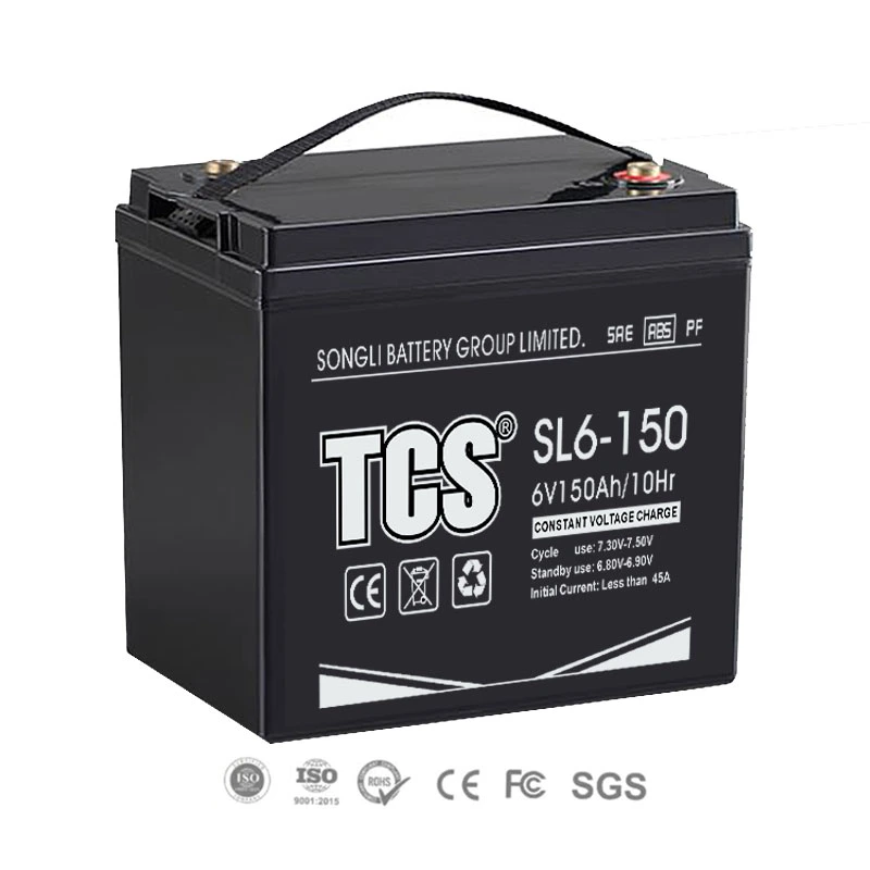 Tcs SL6-150 Lead Acid 6V 150ah Battery DC 6V for Large UPS