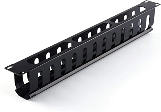 1u 12 Slots 16 Slots Metal Rack Mount Cable Management