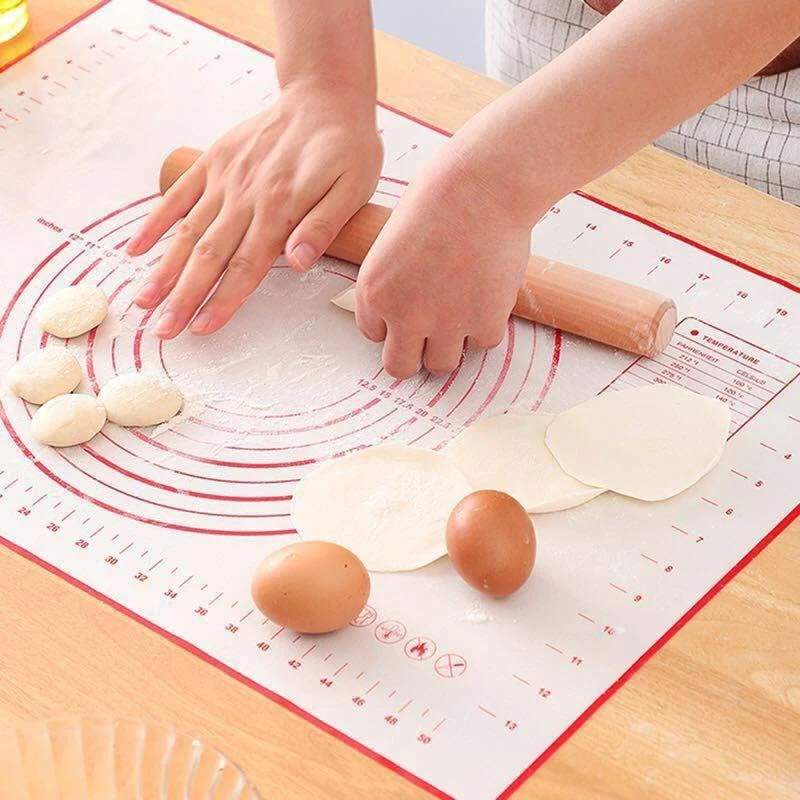 Food Grade Non-Slip Kitchenware Silicone Baking Mat with Measurement