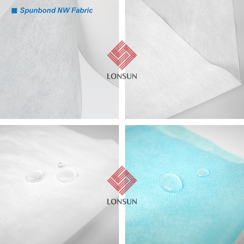 100% PP Spun Bonded Non-Woven Roll for Baby Diaper Sanitary Napkin Topsheet Back Sheet Nonwoven Fabric