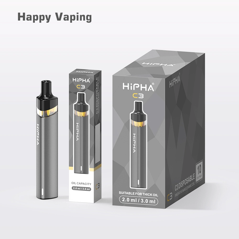 Happy Vaping C3 facile avec remplissage Local D8/D9/D10 d'épaisseur de l'huile d'huile et cire système Pod 2ml 3ml 1688 Vape Vape stylo jetable vaporisateur