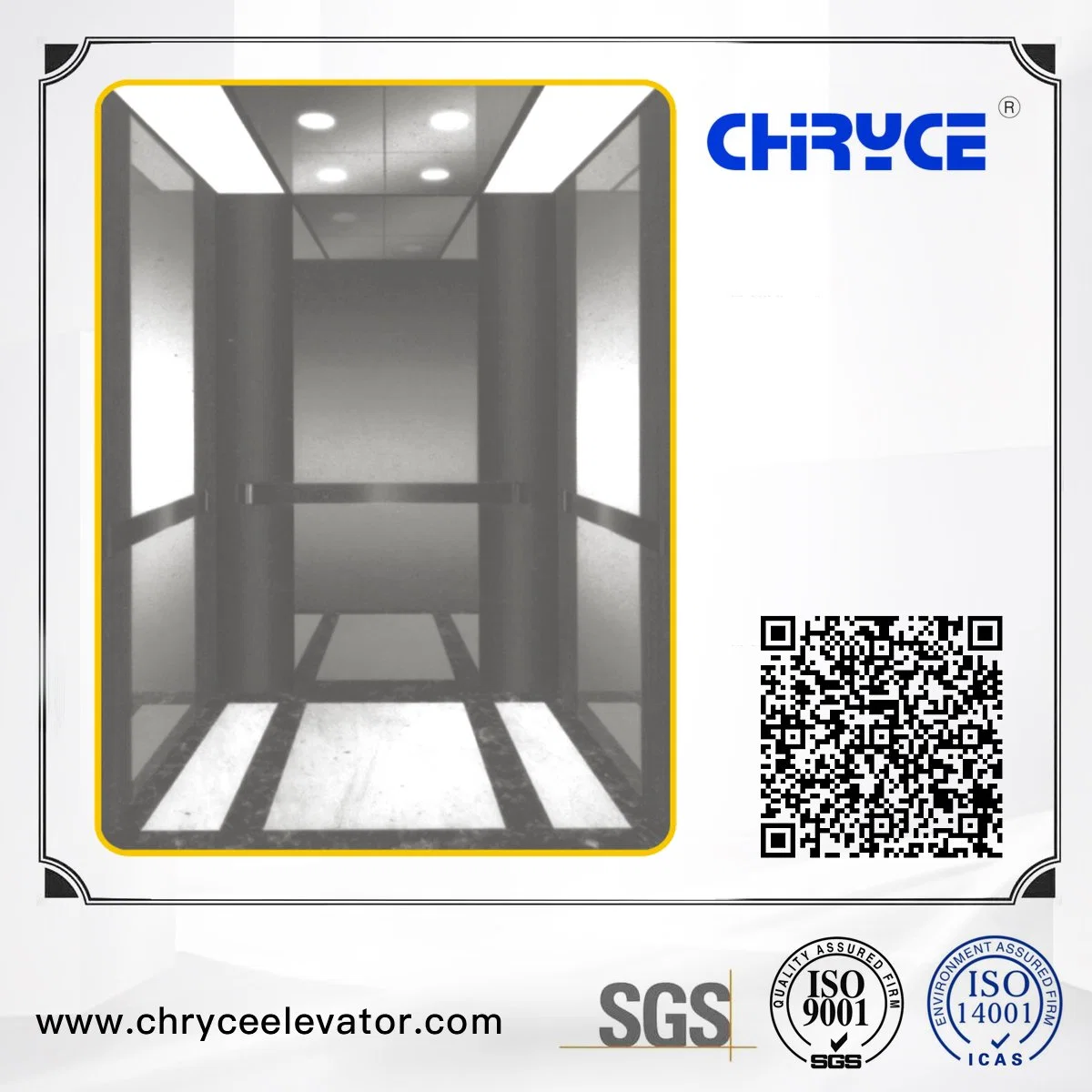 800kg 10 Persons Personalization Design Passenger Elevator for Construction Building