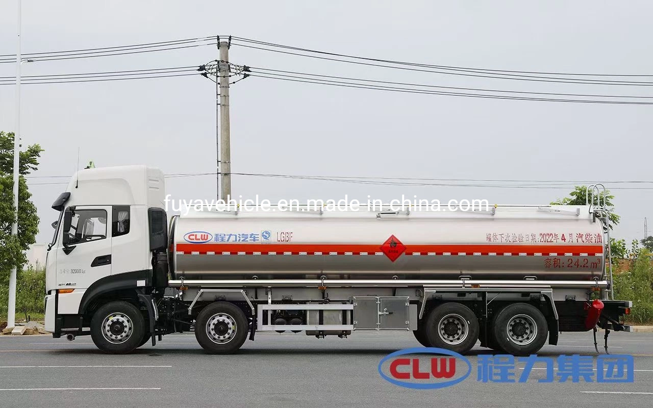 Dongfeng 6600 Gallons 7900 Gallons 25000 Liters 30000 Liters 315HP 8X4 Aluminum Alloy Fuel Tanker Trucks for Sale