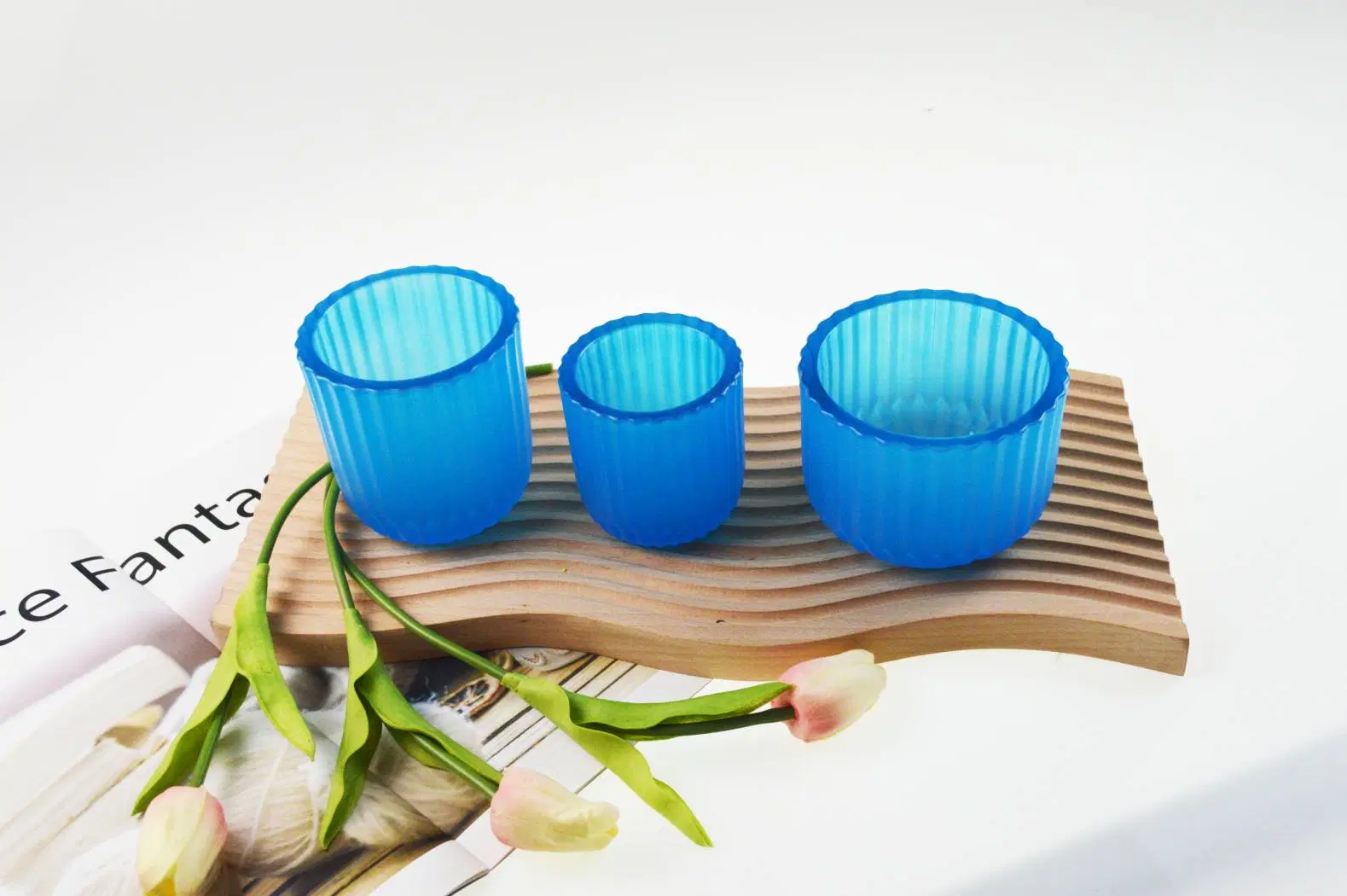 Bowl-Shaped Candle Holders Set of Three