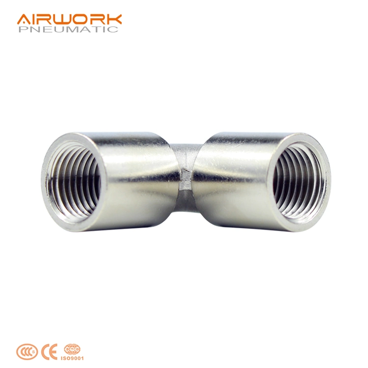 Pvf Female Threaded Copper Pipe Fitting Elbow Metal Mechanical Tube Connector