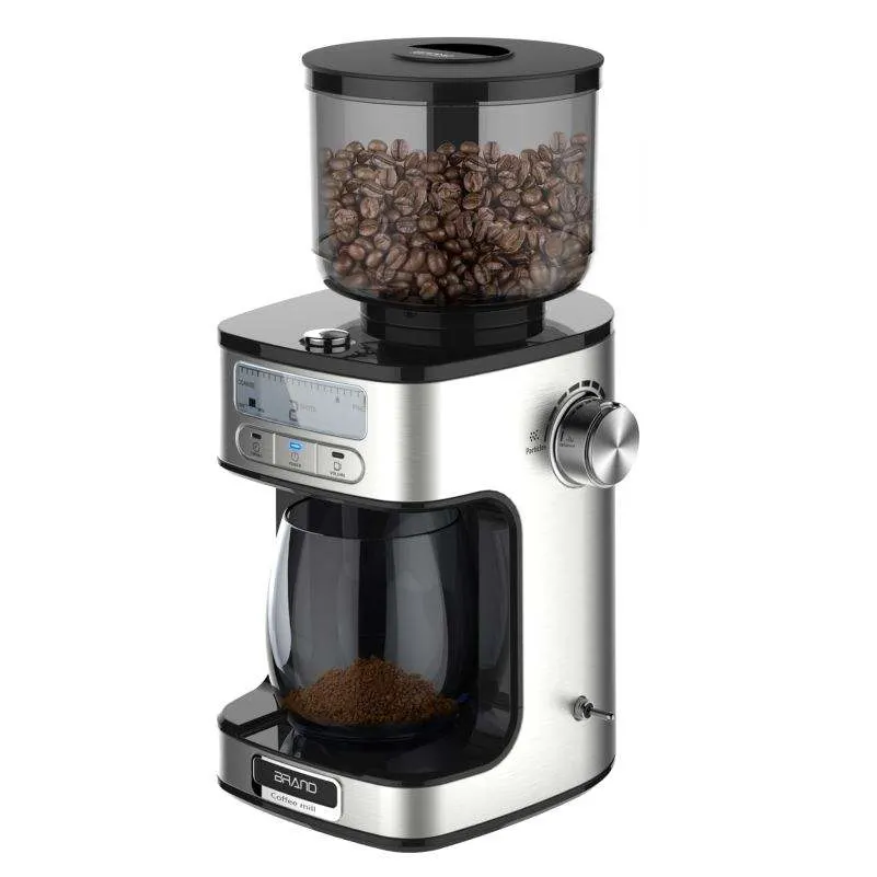 300W Stainless Steel Digital Coffee Electric Grinder