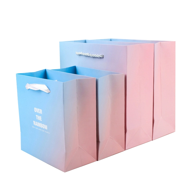 China Wholesale Luxury High Quality Customized Logo Shopping Gift Bag Grocery Promotional Packaging Paper Bag
