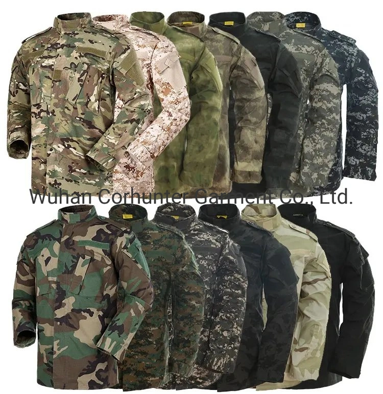 Großhandel Custom Woodland Camouflage Battle Dress Anzug Tactical Acu Uniform