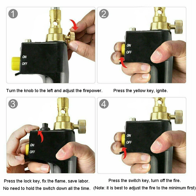 Soldadura de OEM de propano de la calefacción de gas Mapp Mini Soplete Gun