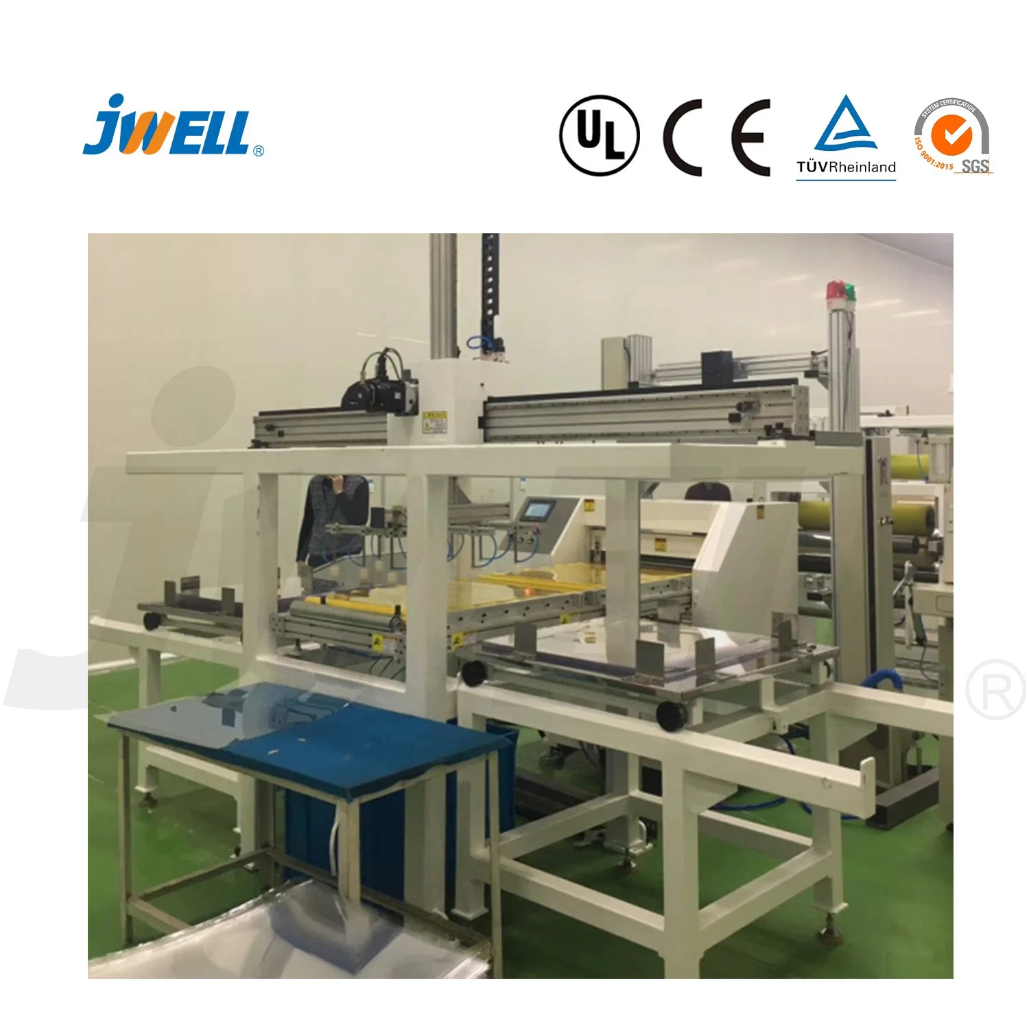 Jwell PC PMMA Optic Sheet Extruder Machine Plastic Production Extrusion Switch Electronics