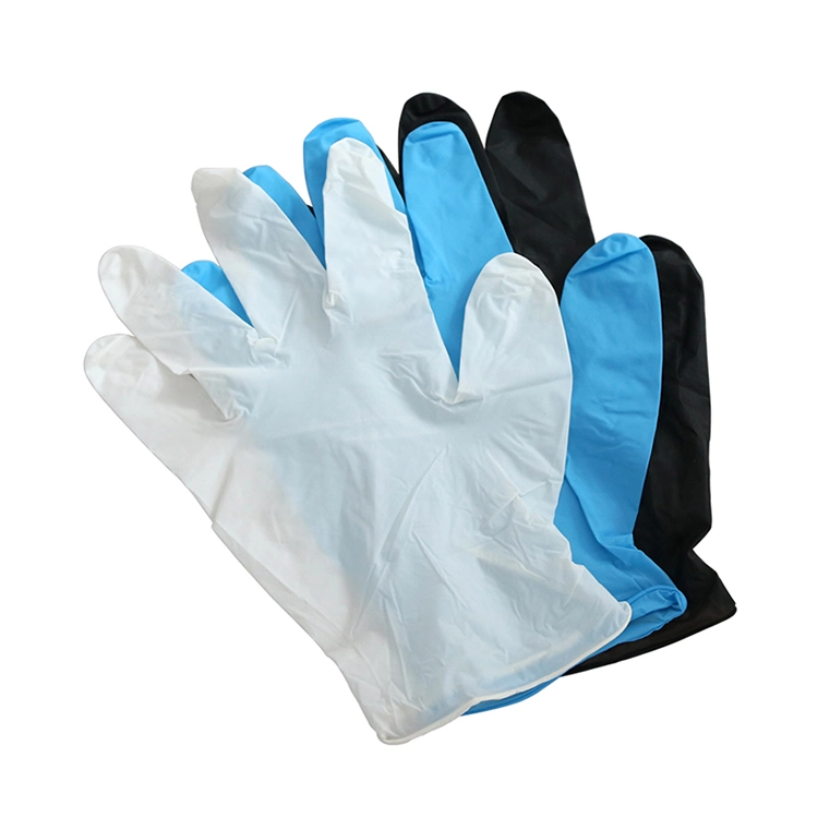 En455/FDA Fabricant de gants en nitrile sans poudre/Gants de sécurité jetables/Gants de travail pour usage médical/industriel/domestique/alimentaire