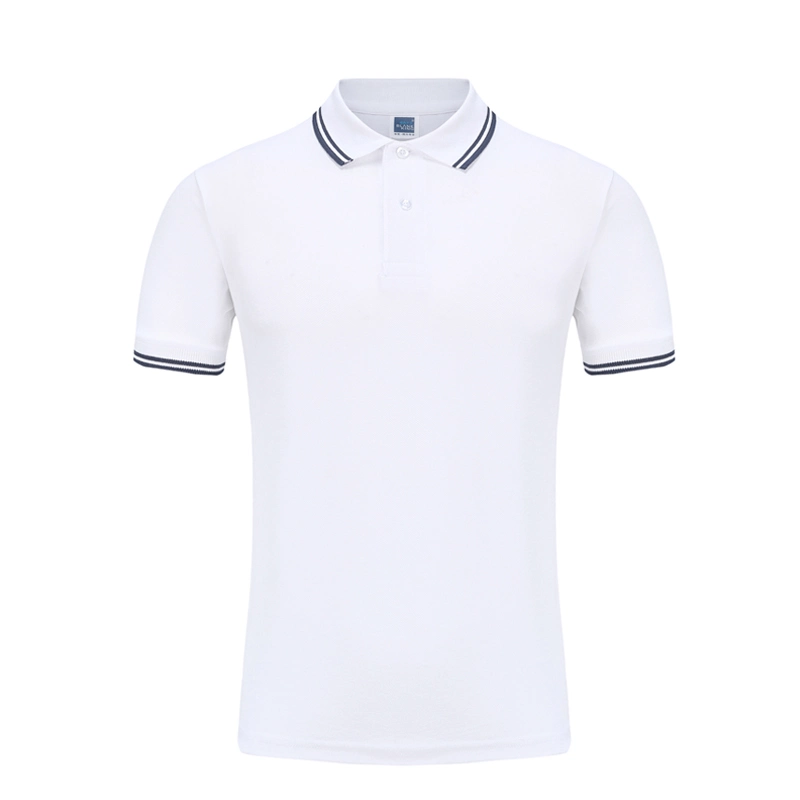 Plain Blank White Black Golf Sports Custom Logo Embroidered Cotton Men&prime; S Polo Shirt