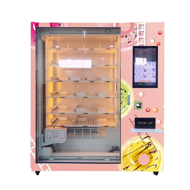 Dessert Vending Machine Erdbeere Chessecake Vending Machine mit Aufzug und Großer Touchscreen