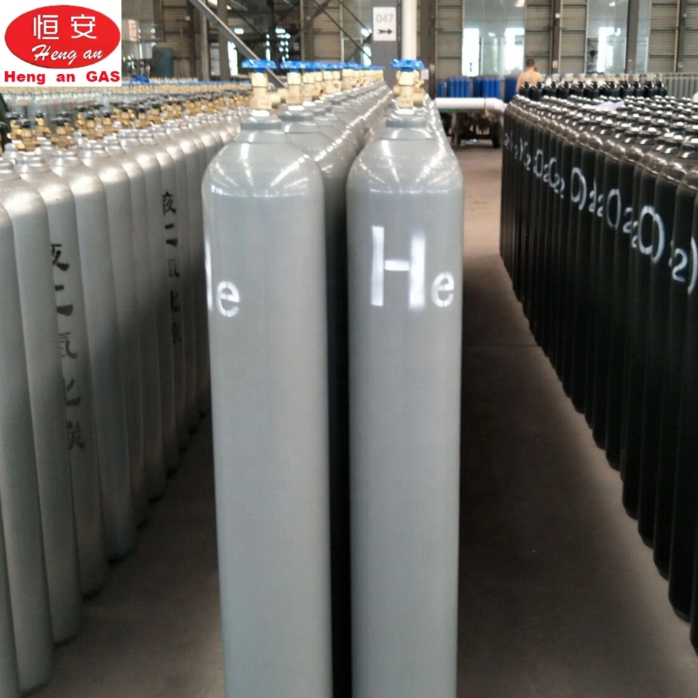 China Supply 50L 200bar High Pressure Cylinder Filled 10 M3 Purity Helium Cylinders