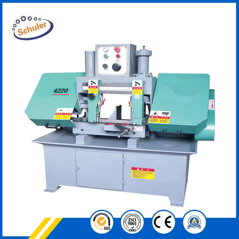 Gd4220 máquina de corte Cortar material de alumínio horizontal de metal a serra de fita