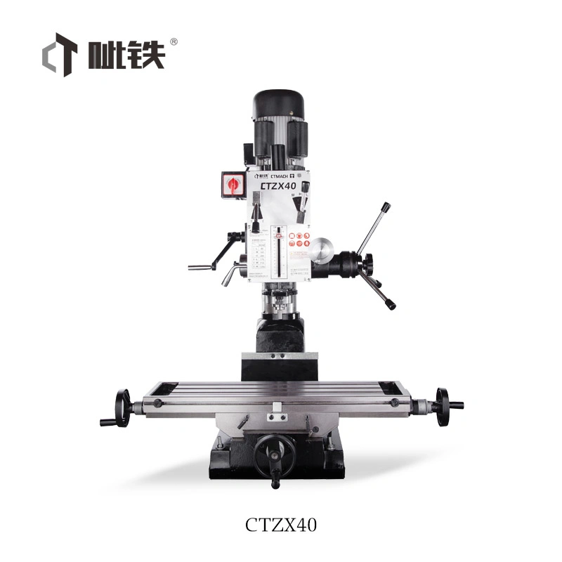 Gear Head Manual Bench Drilling and Milling Machine Ctzx40