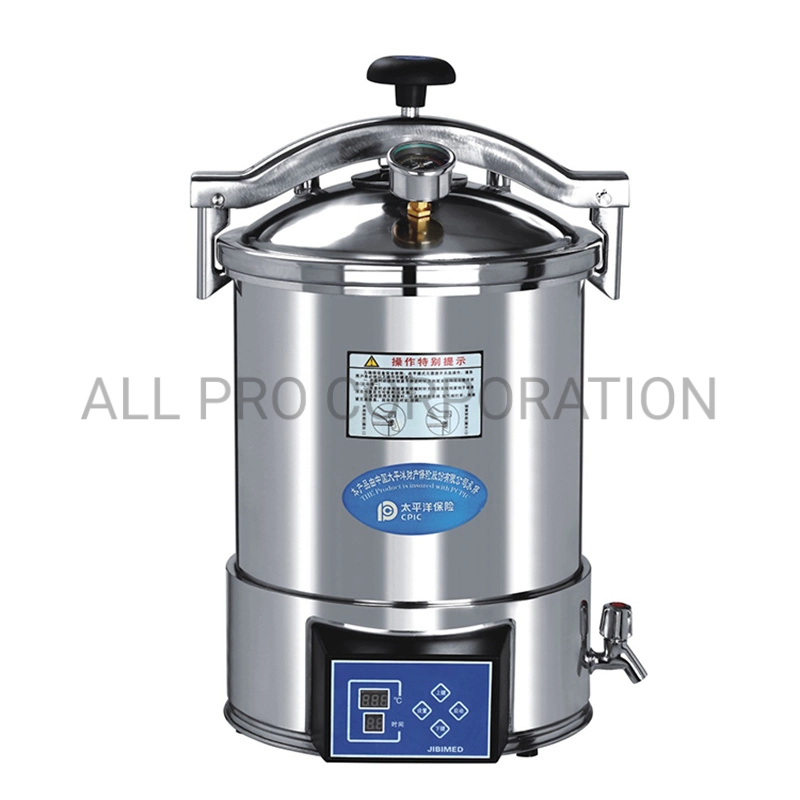 18L 24L Quick-Open Door Electric Heated Portable Pressure Steam Autoclave Sterilizer