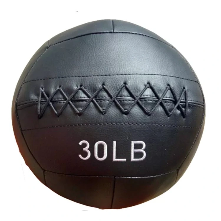 High Tear Resistance PVC Faux Leather Yoga Workout Strength Training Soft Medicine Wall Ball