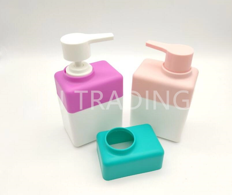 HDPE 200ml 300ml 500ml Pump Soft Touch Bottle