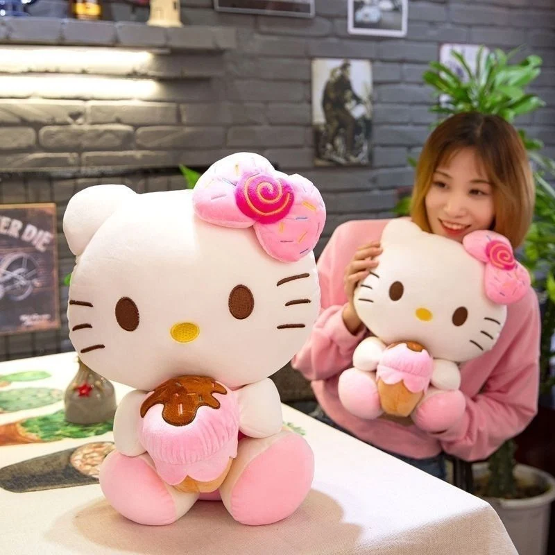 Kawaii helado suave Hello Kitty relleno Juguetes