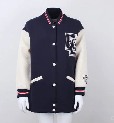 Factory Customize Lady Fashion Clothes Casual Baseball Jackets Women Apparel Sport Wear