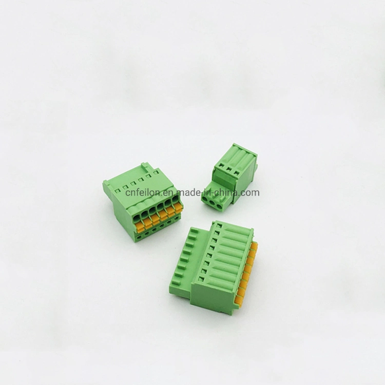 2mm Screw-Free edgkd-2.5de Prensa de la primavera de terminales enchufables el conector PCB PCB