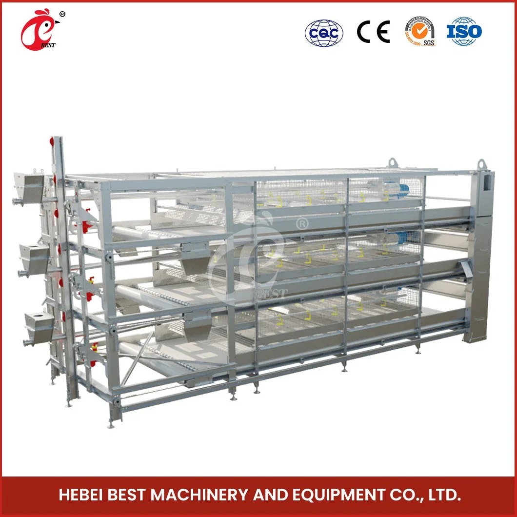 Bestchickencage H Frame Broiler Cages China Poultry Farm Layer Cage Manufacturing Good Ventilate Vertical Broiler Cage