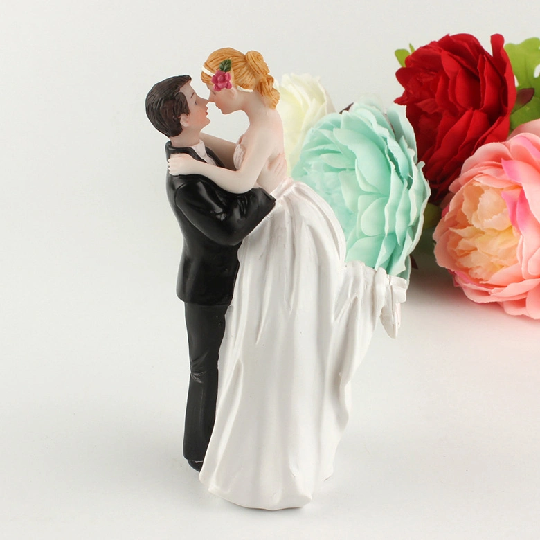 Hochzeitstorte Topper Bräutigam Braut Figur Romantischen Kuss