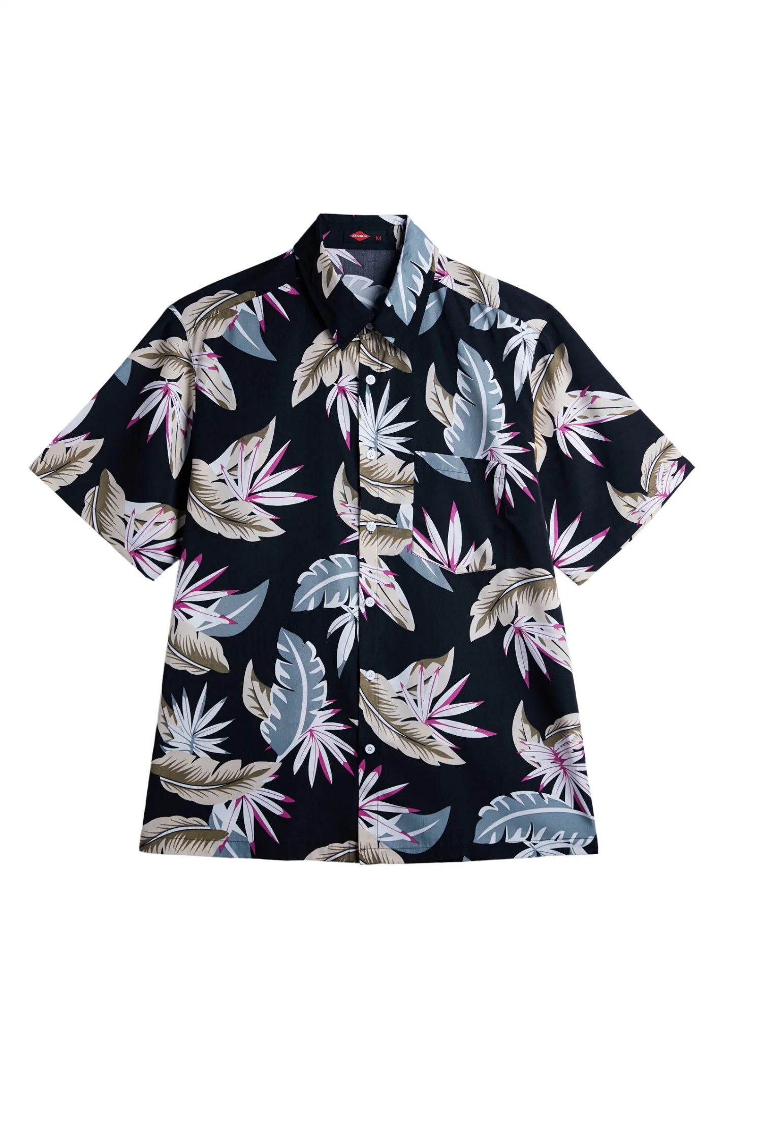 Custom Polyester Hawaii Shirt Dress Shirt Wholesale/Supplier Cotton Digital Sublimation Printing Men's Hawaiian Shirts