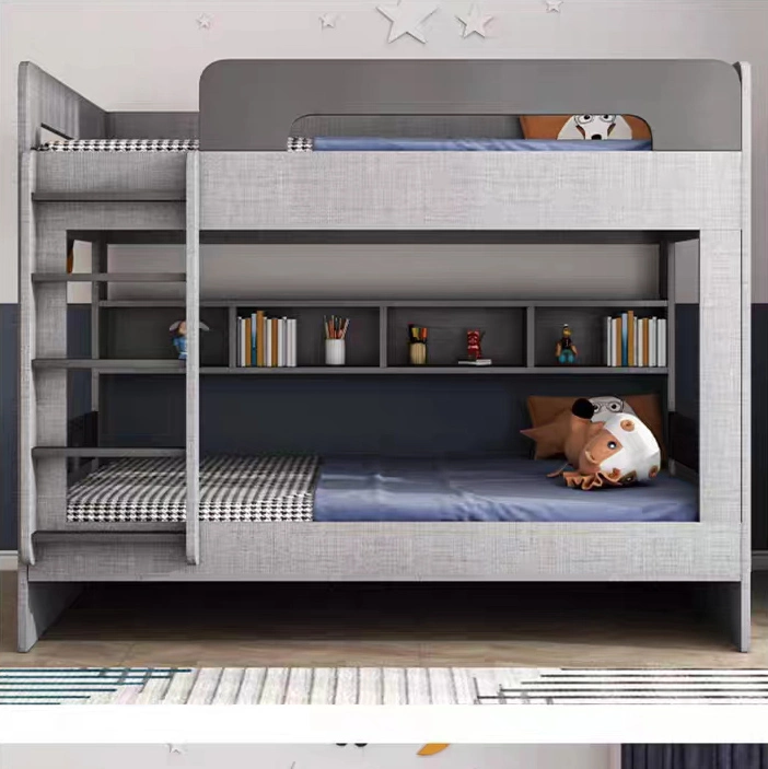 Modern Customization China Double Decker Bed Price Kids Bed Furniture Children Bed Kids Particle Board Beds MDF Bunk Bed