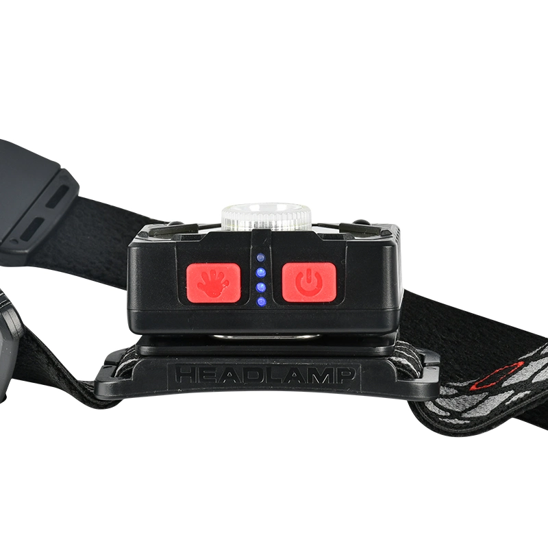 Brightenlux Hot Sale Adjustable Belt USB Rechargeable Battery High Bright LED Headlamp Tactical with 6 Modes