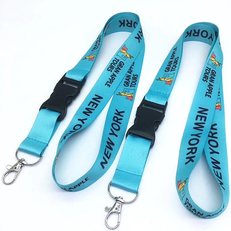 Promotional Custom Printed Neck Polyester Lanyard with Logo Free Sample