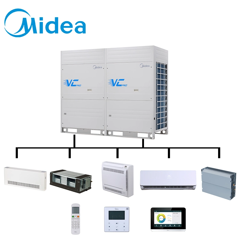 Midea Smart Cooling Only 36HP Meta Technology Inverter Multi Split Air Conditioners Vrf Vrv Air Conditioning System