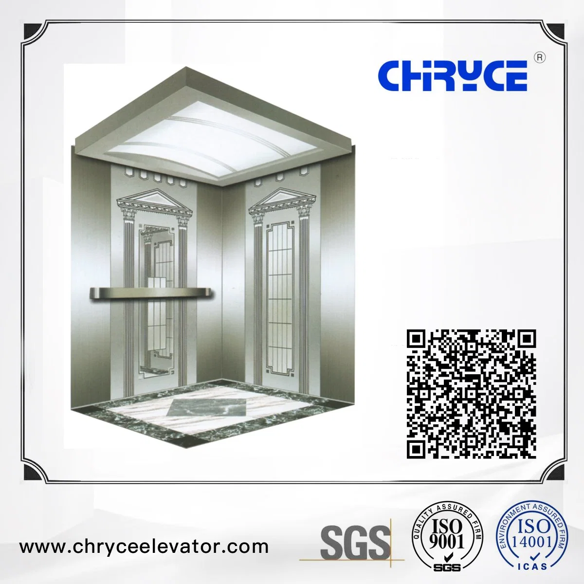 House Villa Elevator Lift Elevator Traction Machine Mrl Elevator Lift