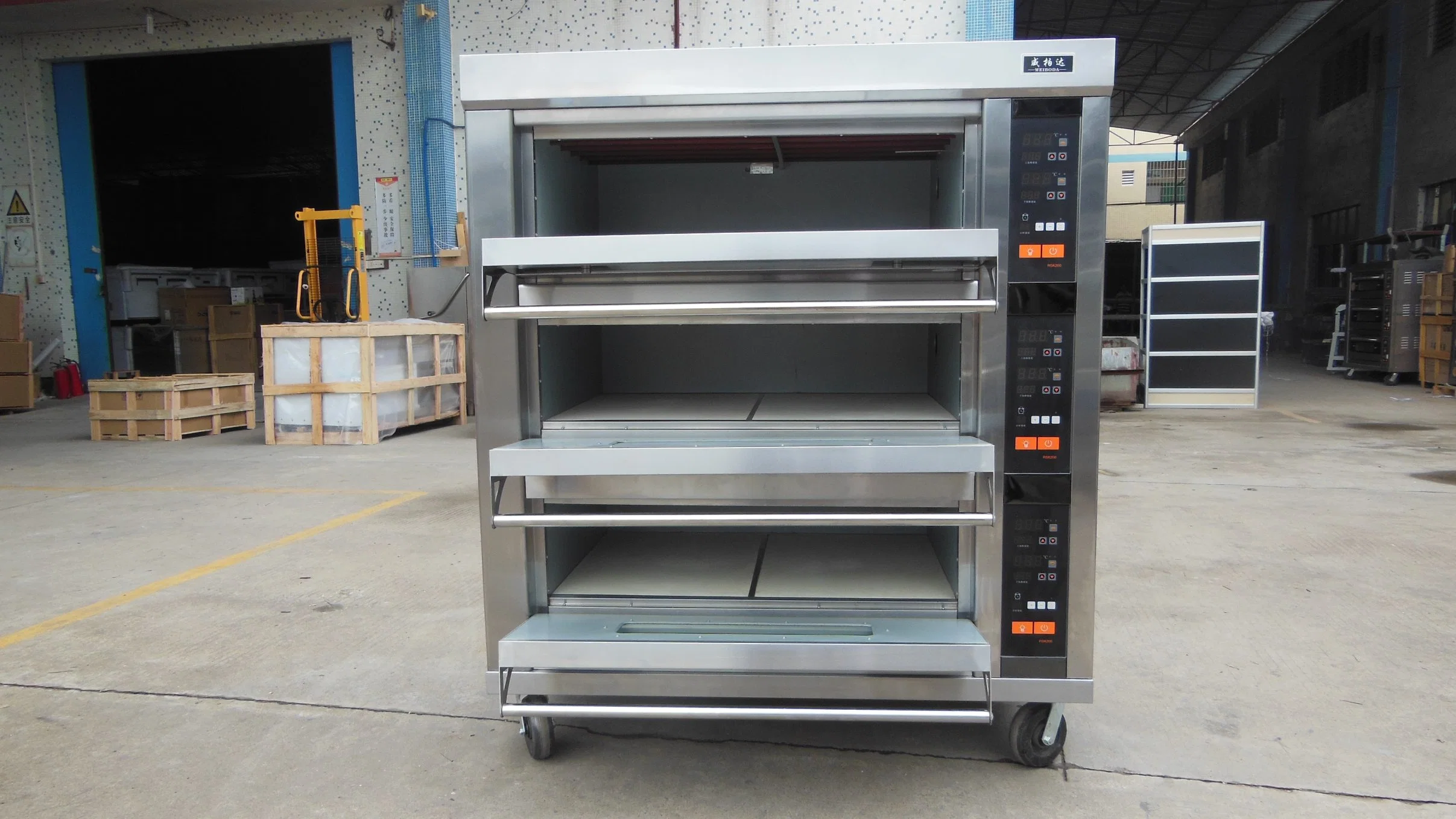 High quality/High cost performance  Gas 3 Decks 9 Trays Oven Price of Bakery Machinery for Hotel