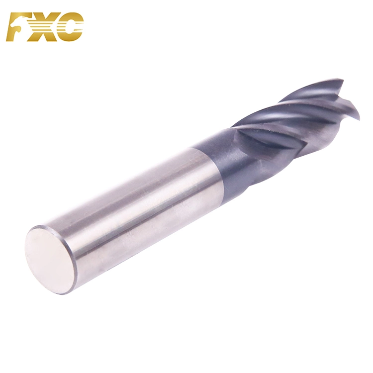 4 Flute HRC50 Solid Carbide End Mill Diamond Coating Cutting Tool