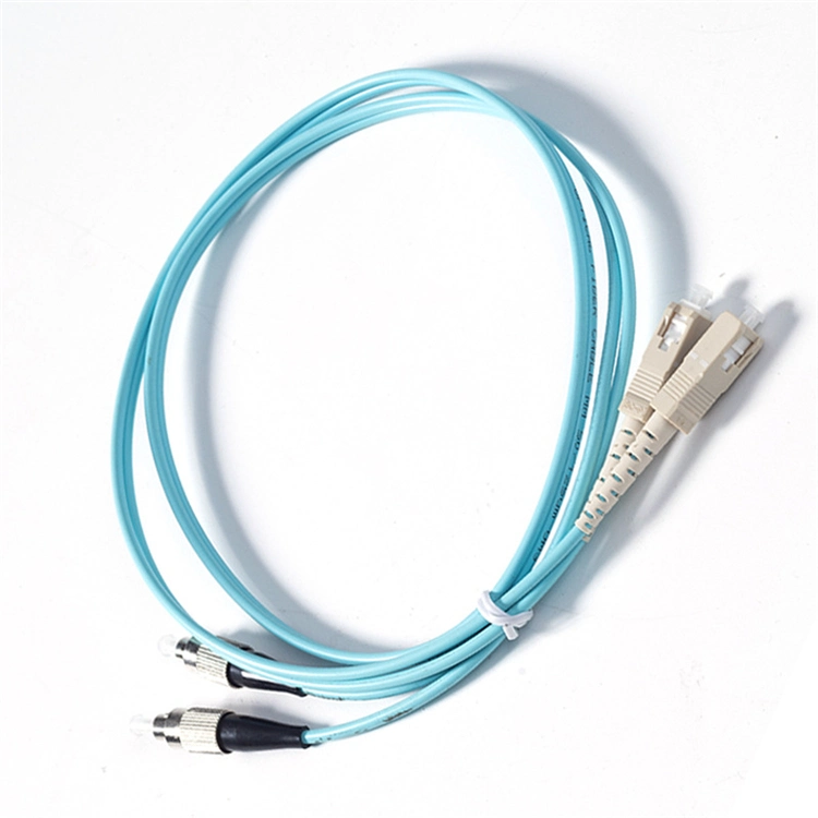 3 Meters Duplex Multimode Om3-150 Fiber Optical Cable Jumper Patchcord and Pigtail with LC Sc FC Connector