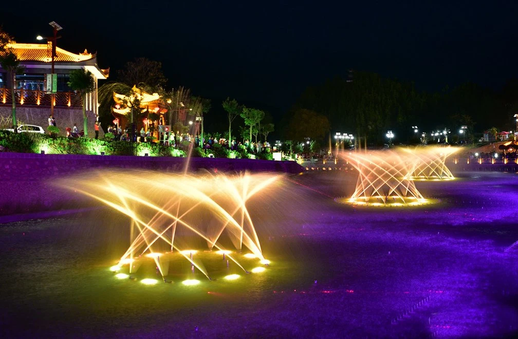 Fuente de efecto grande en la Plaza del Centro Comercial y Jardín proporcionar Diseño e instalación Fuente de agua de efecto Especial