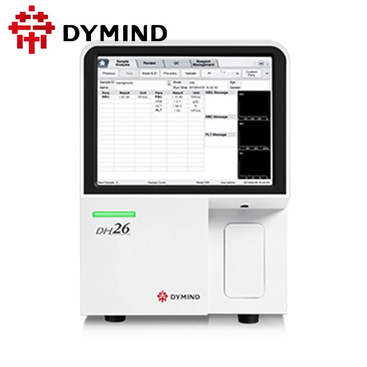 Dh26 Dymind Dh26 3-Part Differentiation Auto Hematology Analyzer