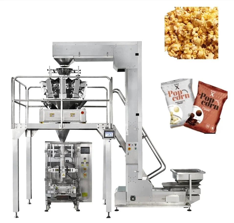 Multi-Head Weigher Automatic Chocolate Candy Popcorn Packaging Machine Packaging System