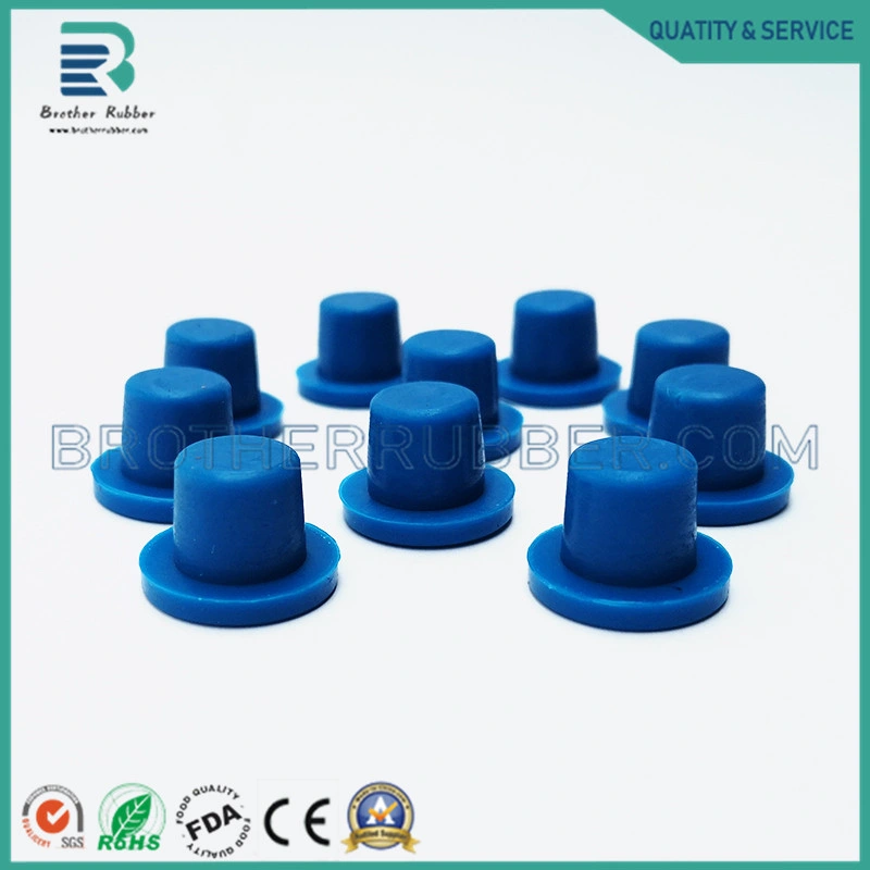 Custom Molded Plastic End Hat Silicone Bottle Stopper Waterproof Rubber Stopper