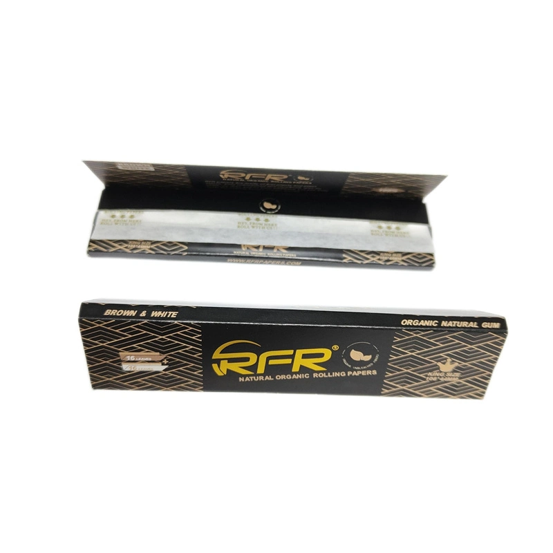 High quality/High cost performance  Low MOQ Original Rfr King Size Hot Stamping Black Smoking Rolling Papers