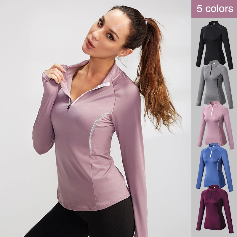 Sports Wear Women Long Sleeves Shirts Running Apparel