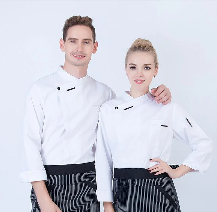 Long Sleeve Short Sleeve OEM Customized Hotel Restaurant Chef Jacket Clothing Coat Factory Supply Kitchen Chef Uniforms