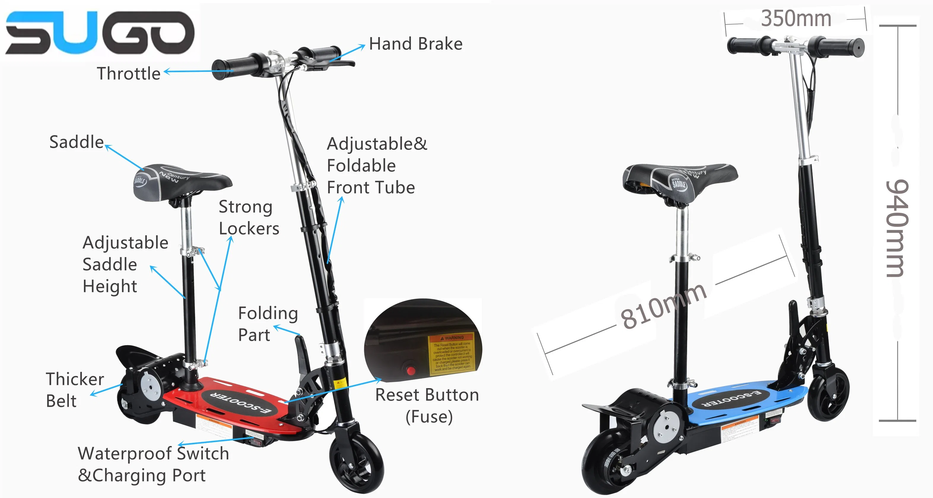 China Günstige Preis Mini Folding tragbare E-Scooter Kinder Elektroroller