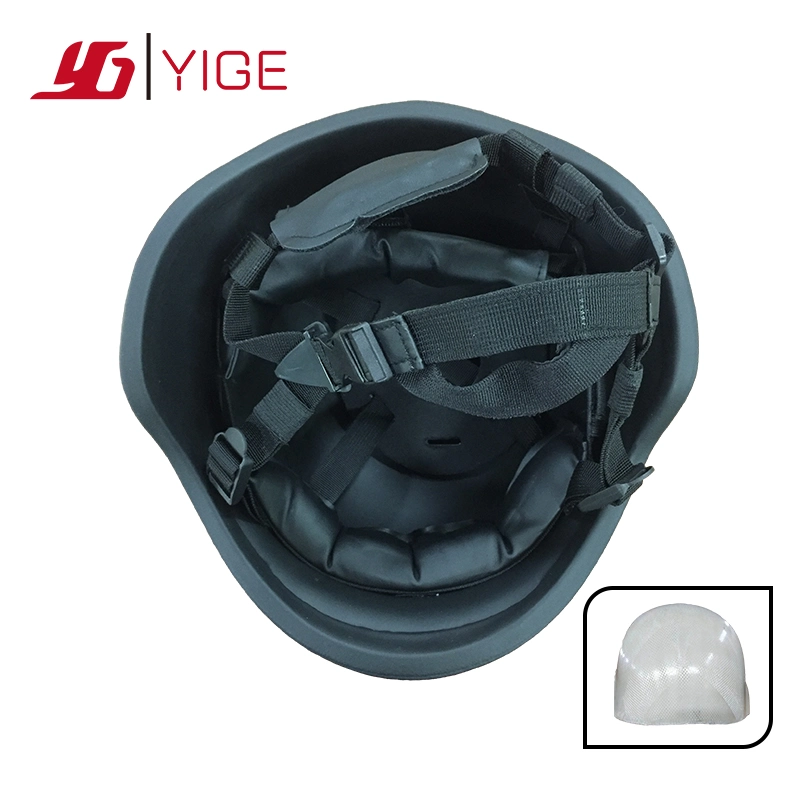 Pasgt Nij Iiia PE Casque léger de protection balistique pour la tête de la police militaire.