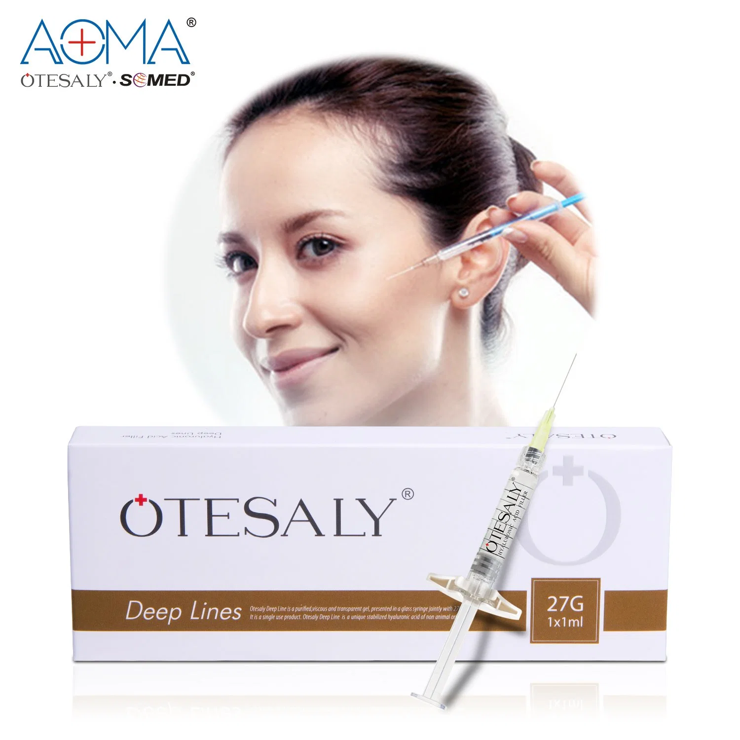 1ml Hot Sale Otesaly Nose Cheek Hyaluronate Sodium Dermal Filler