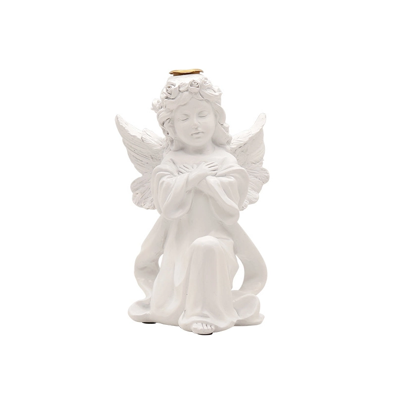 Set of 3 Cherubs Angels Statue Candle Holder for Indoor Outdoor Patio Garden Decorations